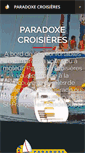 Mobile Screenshot of paradoxe-croisieres.com